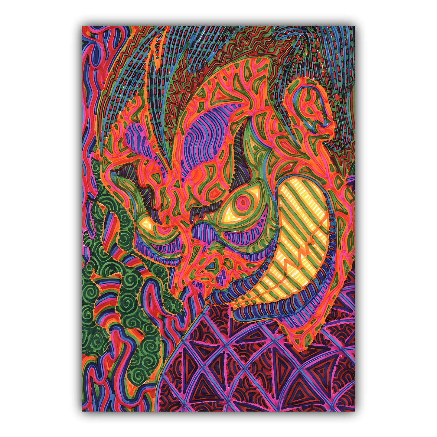 "Cheeky Smile" Art Print