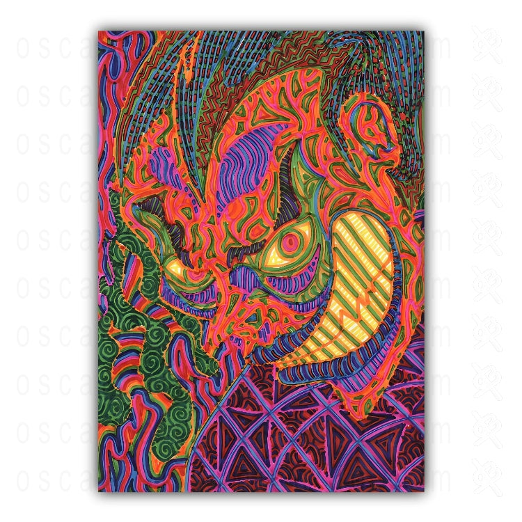 "Cheeky Smile" Art Print