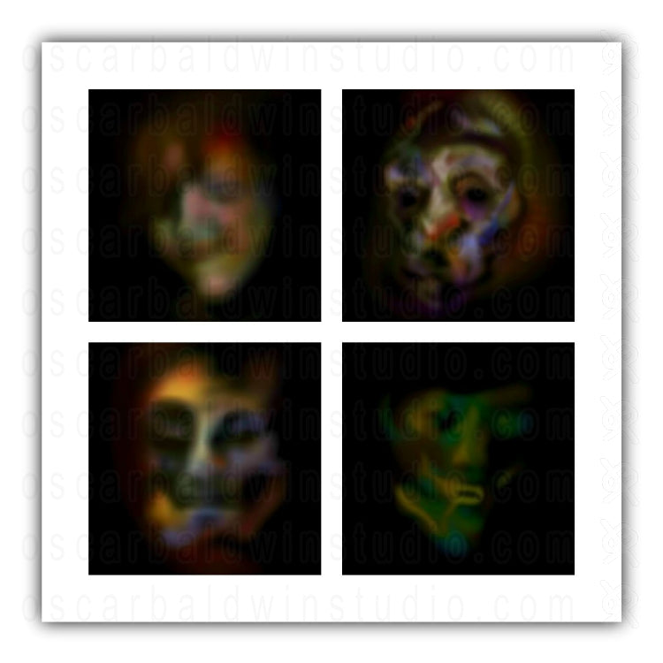 "Dream Faces" Art Print