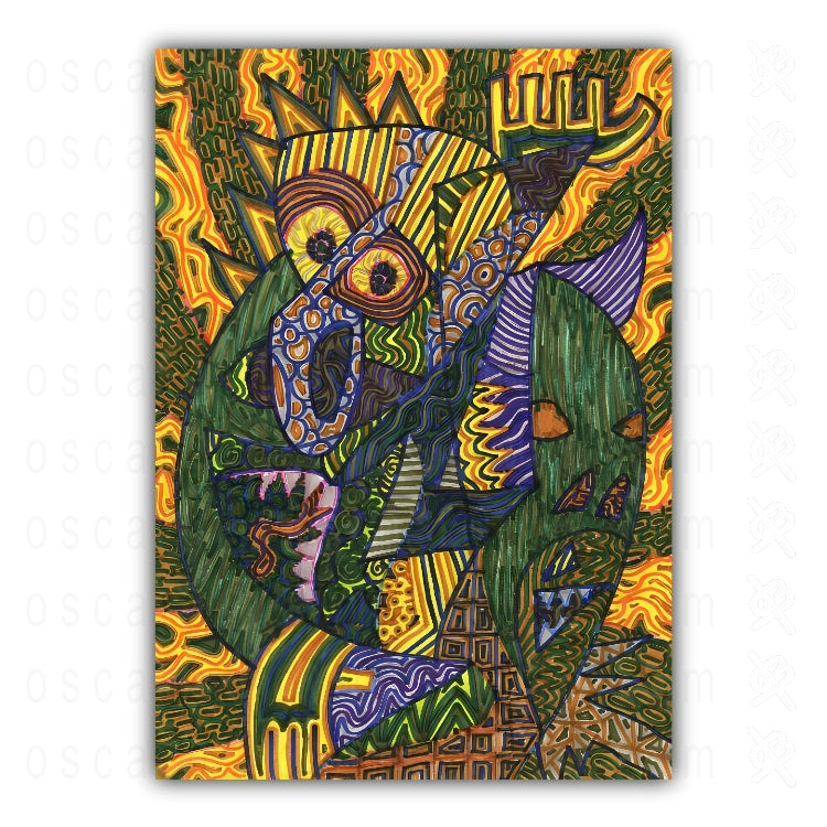 "Picasso Cacophony" Art Print