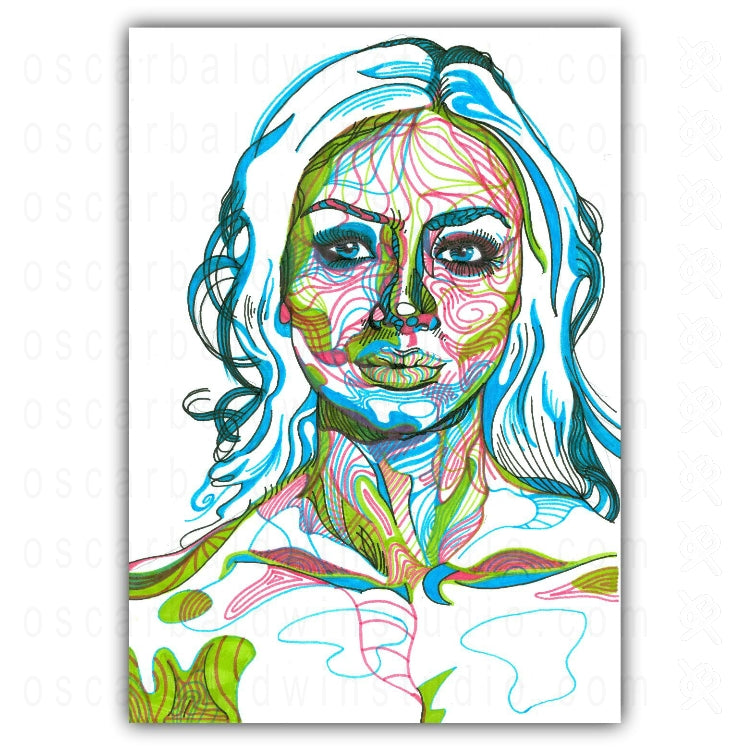 "Alternative Beauty" Art Print