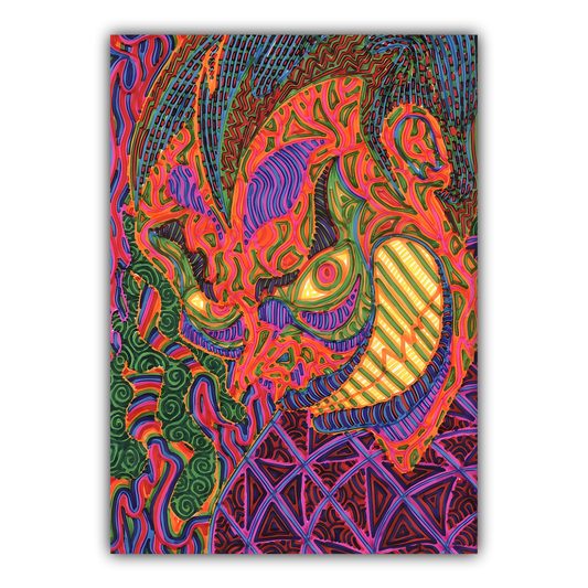 "Cheeky Smile" Art Print
