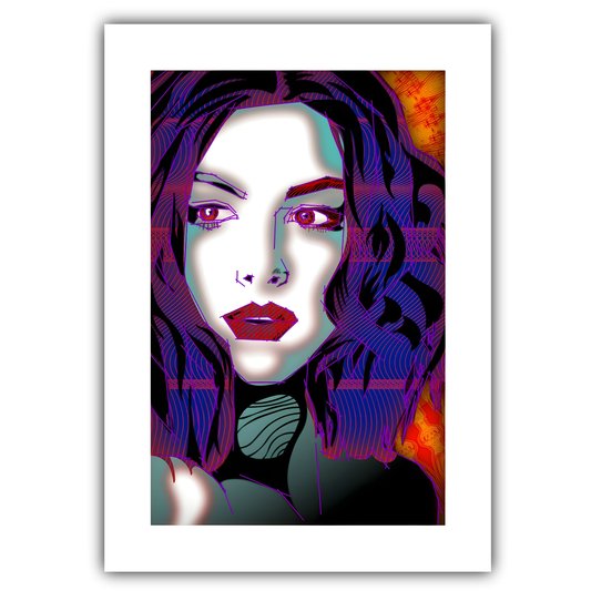 "Digital Princess" Art Print