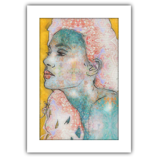 "Distance in your Eyes" Art Print