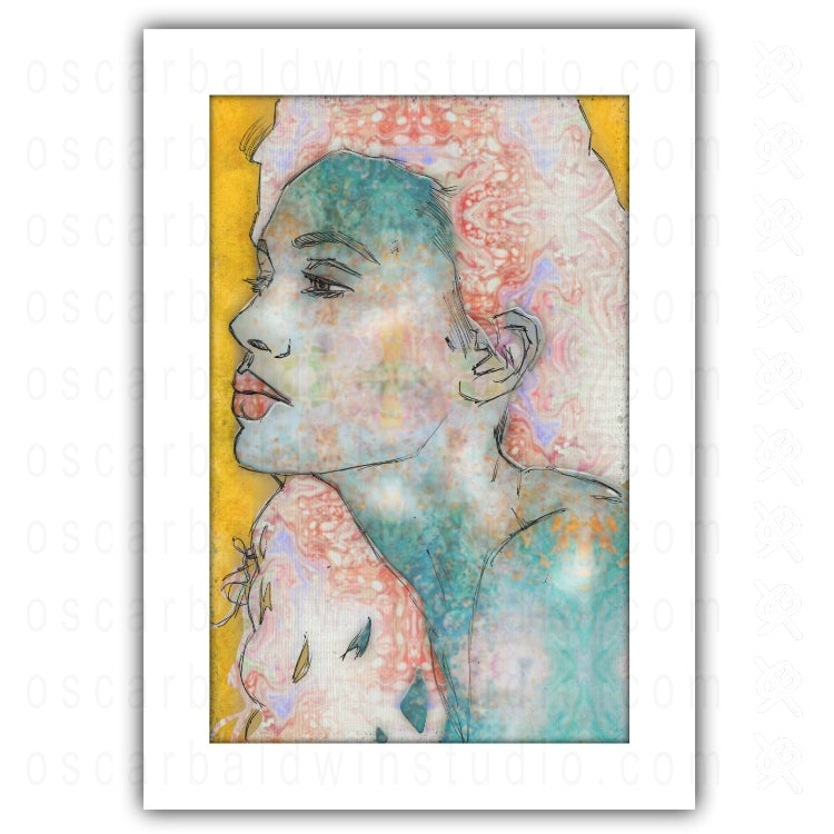 "Distance in your Eyes" Art Print