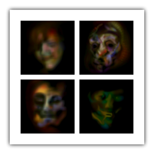 "Dream Faces" Art Print