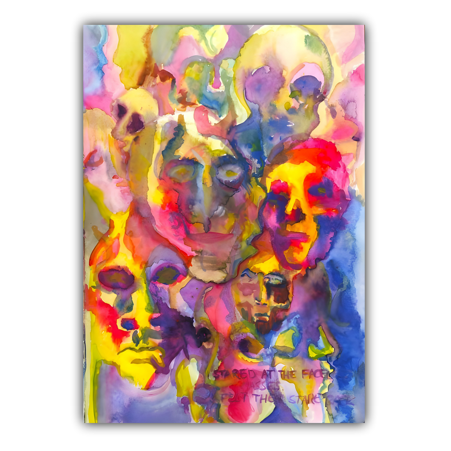"Faceless Masses" Art Print