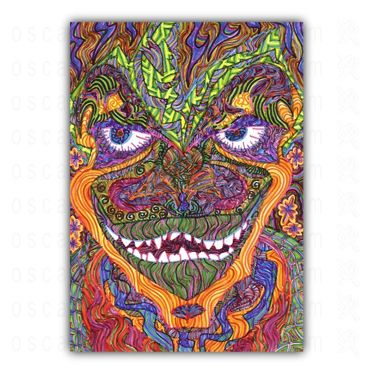"Jungle Face" Art Print