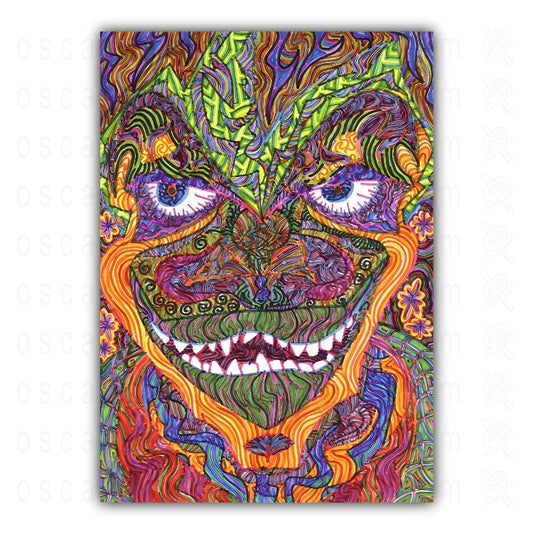 "Jungle Face" Art Print