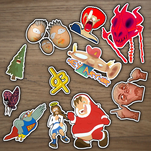 Oscar Baldwin Studio - Sticker Pack x10