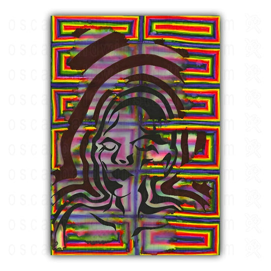 "Melting into the Background" Art Print